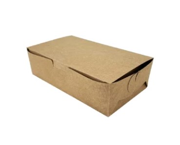 Caixa Porção P2 Kraft 16*4*9,5CM 50UN